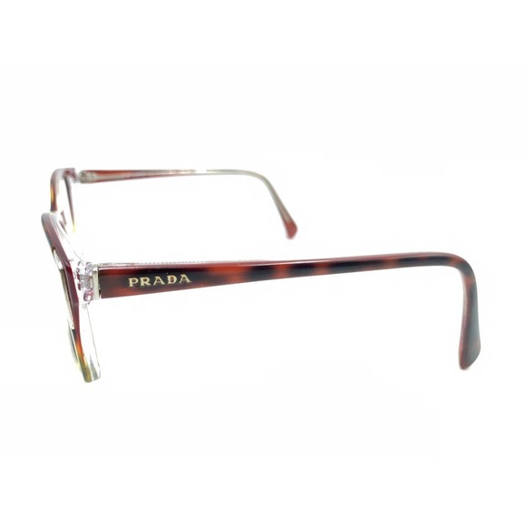 Prada SPR02O FAK-0A5 Tortoise Orange Red Brown Sunglasses Frames 54-17 140 Italy - Picture 7 of 12